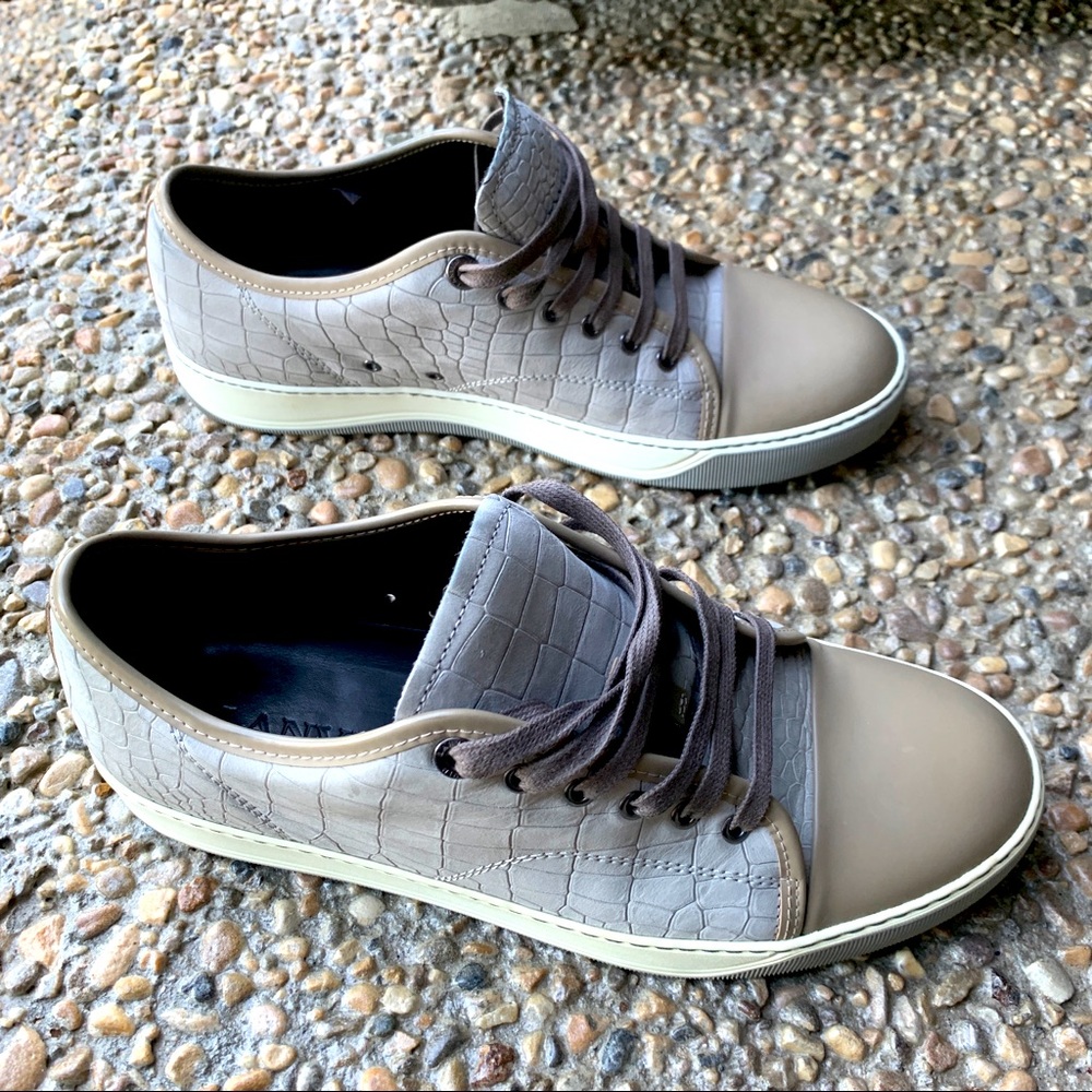 Lanvin Paris Men’s Sneakers - Mint